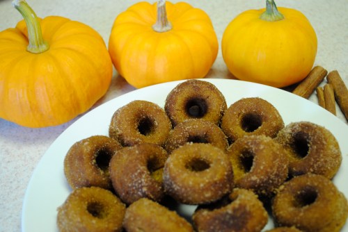 Mini Pumpkin Baked Donuts