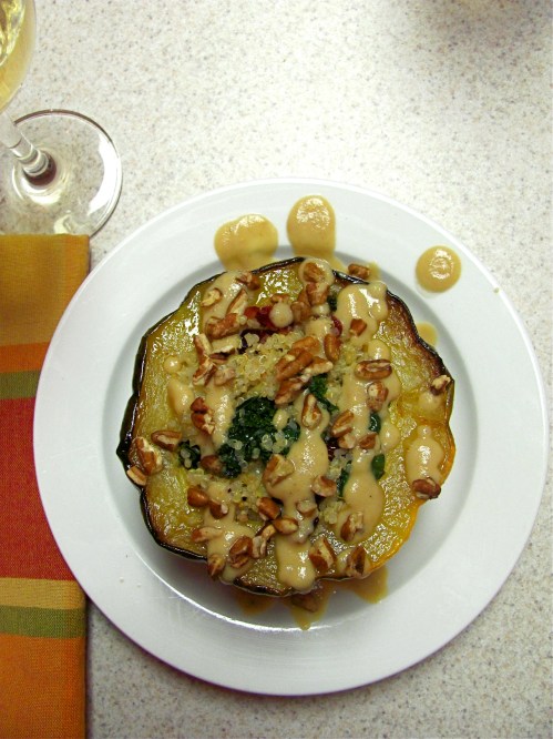 Wicked Vegan- Stuffed Accorn Squash1